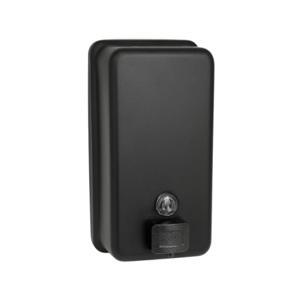 ASI Matte Black Vertical Liquid Soap Dispenser 40oz