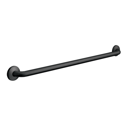 ASI Matte Black Snap Flange Grab Bar