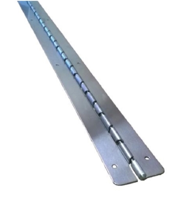 Stainless Steel Continuous Hinge, 54", 1/4" Pin, 20 Degree