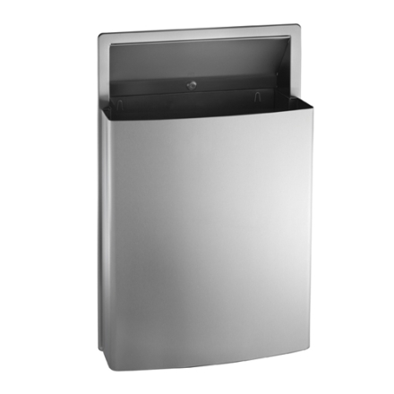 Roval Semi Recessed Removable Waste Receptacle