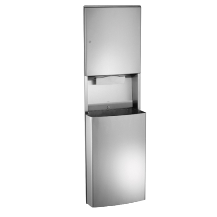 Roval Paper Towel Dispenser & Removable Waste Receptacle