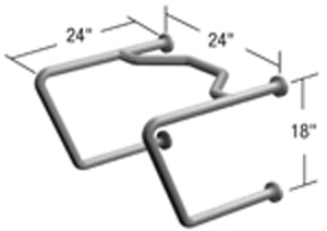 Toilet Grab Bar Wall Mounted