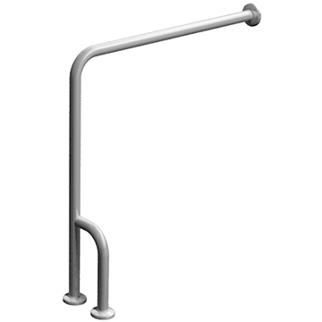 Bathroom Grab Bar 30" x 33" Ht RH Snap Flange