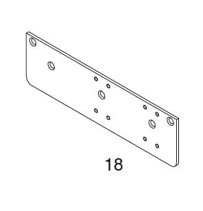 LCN Drop Plate for Pull Side Mounting