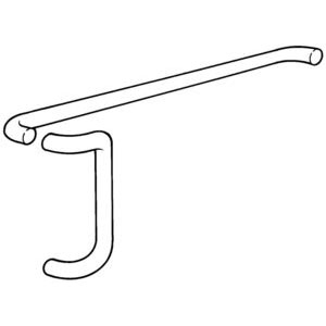 Push Bar W/Offset Grip 422X39