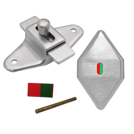 ADA Partition Slide Latch with Occupied Symbol