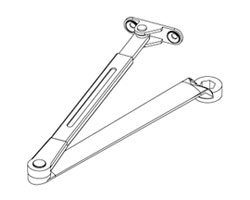Hager 5100 Series Door Closer Main Arm Assembly 5103