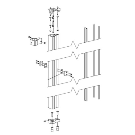 Von Duprin Aluminum Mullion 5654