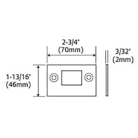 Sargent Exit Device Strike 655