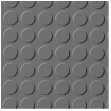 782 Raised Disc Rubber Landing Tile