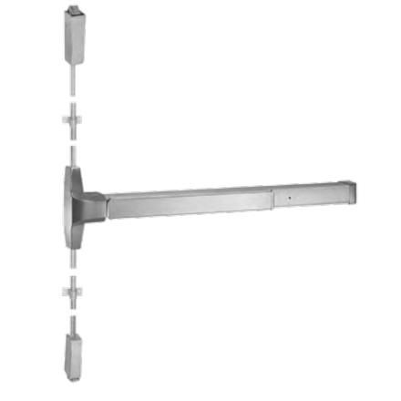 International Door Closer IDC 8730S Narrow Stile Exit Device