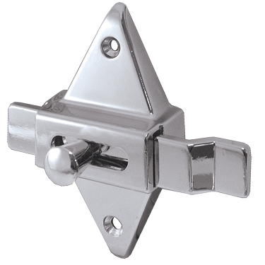 Slide Bolt Latch 3/8" Bar To Door Clearance