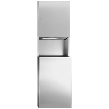 Stainless Steel Multi Fold Towel/Waste Receptacle Recess