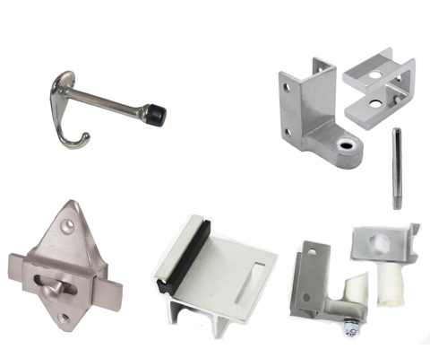 Cast SS Door Kit Inswing 1" Door 1-1/4" post
