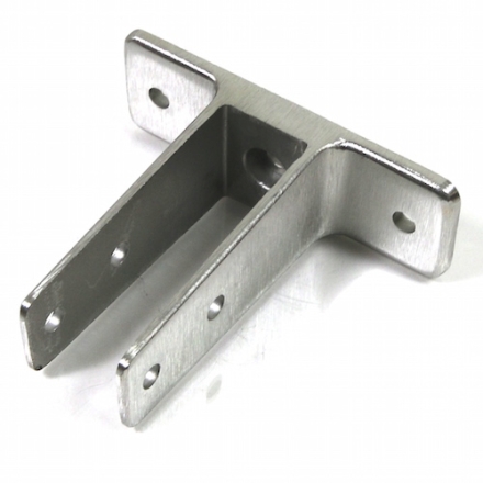 Cast SS Two Ear Urinal Screen Bracket For 1" Panel 1-1/2" x 3-1/2 