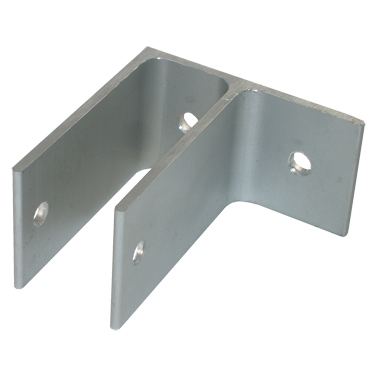 Aluminum Bracket One Ear 1-1/4" Panel, 1-1/2" - 2-3/4"