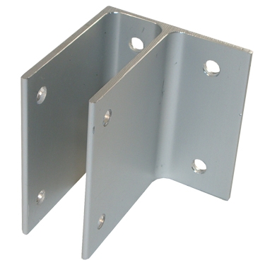 Aluminum Bracket One Ear 1 1/4" Panel, 3" H X 2-3/4" L