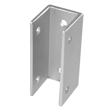 ALUMINUM BRACKET 'U' 1" PANEL