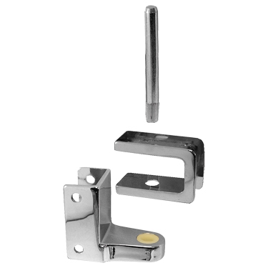 Cast SS Top Hinge Assembly For Sq Edge, 7/8" Door, 1-1/4" Pilaster 