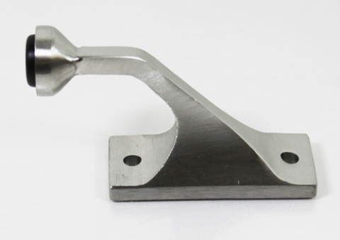 S.S. Door Stop, Pilaster Mounted, 2-1/2" X 4-1/4