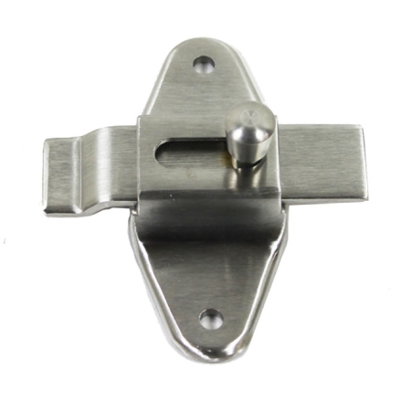 S.S. Slide Latch 3/8" Bar To Door, 3-1/2" Screws