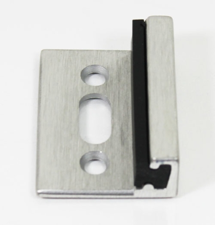 Concealed Latch Cast SS Keeper Bumper For 1-1/2" Screws