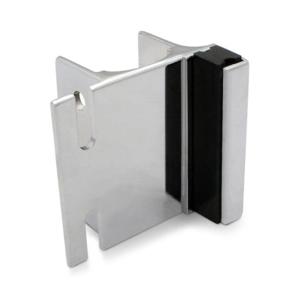 Chrome Plated Keeper Bumper Inswing 1-1/4" Round Edge