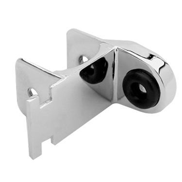 Chrome Plated Inswing Keeper Bumper 1-1/4" Round Edge