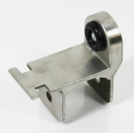 Concealed Latch Cast SS Keeper Bumper Inswing 1-1/4" Round Edge