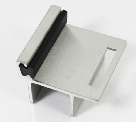 Cast SS Keeper Bumper Inswing 1-1/4" Post Sq Edge