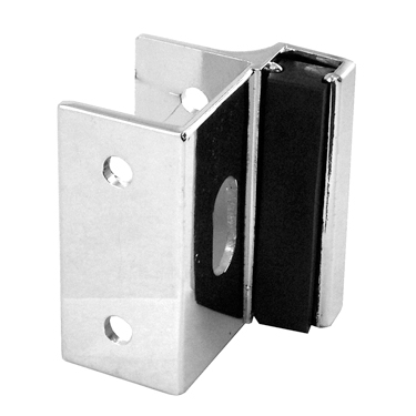 Chrome Plated Bumper Keeper 1" Sq Edge