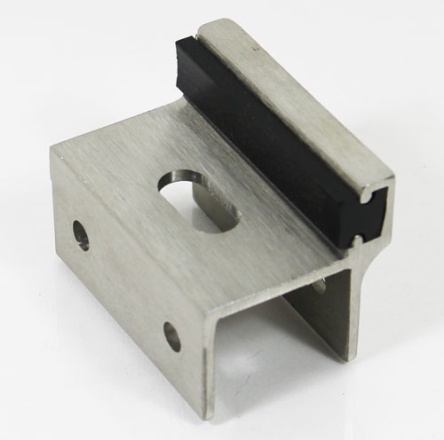 Concealed Latch Cast SS Keeper Bumper 1" Sq Edge
