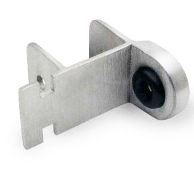 Concealed Latch Cast SS Keeper Bumper Inswing 1-1/4" Sq Edge