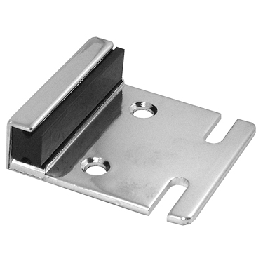 Chrome Plated Keeper Bumper For Throw Latch Inswing Flat Stop