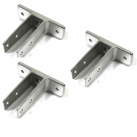 Stainless Steel Urinal Bracket Kit Two Ear 1"
