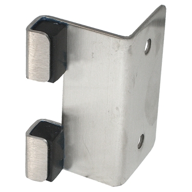 Stamped SS Keeper For 1" Door, 1-7/8" Between Screws