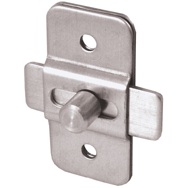 S.S. Slide Bolt Latch 1-7/8" Screws, 1/8" Bar To Door