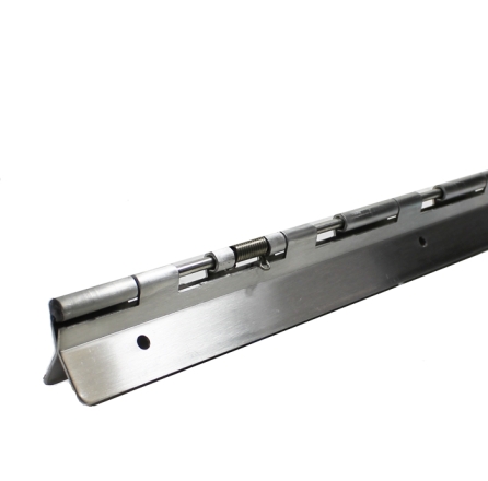 Stainless Steel Continuous Hinge, 57", Rh In, Lh Out
