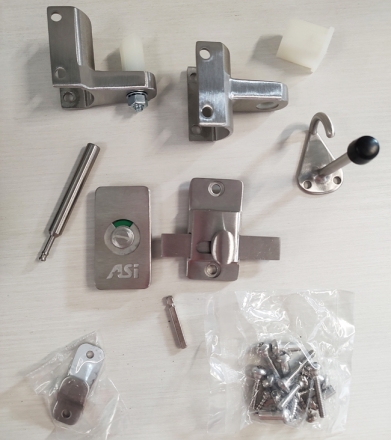 Global Stainless Steel In Swing Door Standard Kit