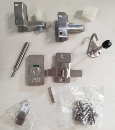 Global Stainless Steel In Swing Door Kit