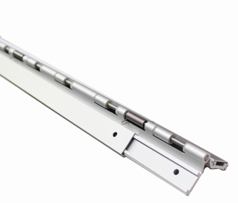 Piano Hinge W/Cover rh in/lh out 54" aluminum anodized