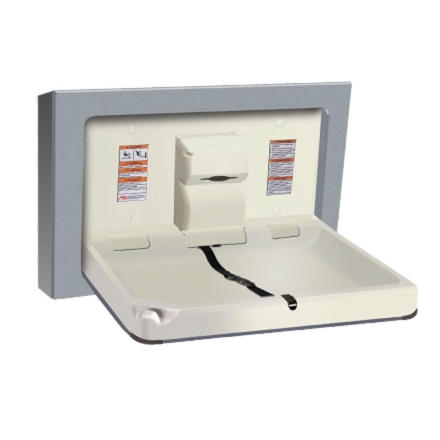 Baby Changing Table SS Surface Mount Horizontal