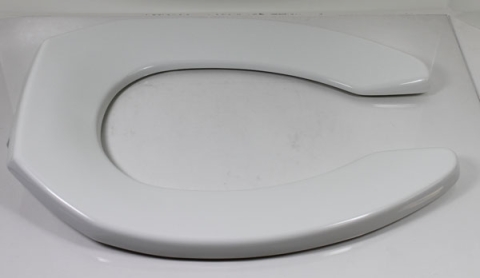 Toilet Seat White Elongated N/Cover