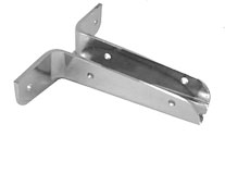 Chrome Plated Urinal Screen Bracket For 1-1/4"Panel X 6"L
