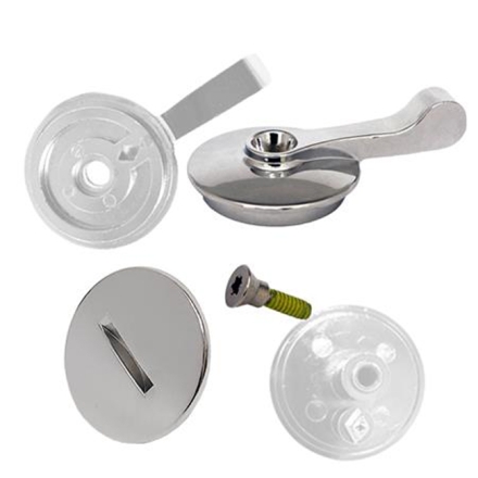 Flush Metal Concealed Turn Latch Knob & Cover Current Style
