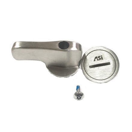 Global Ada Latch Cover & Knob Stainless Steel