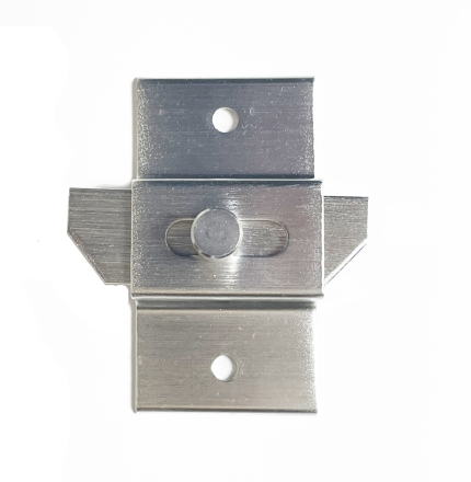 GLOBAL ALUMINUM SLIDE LATCH 2-3/4' HOLE SPACING