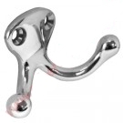 DOUBLE HOOK CHROME PLATED PROJECTS 2"