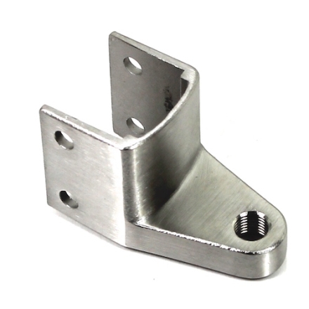 Hadrian Wrap Around Top Hinge Cast SS For 1-1/4" Round Edge