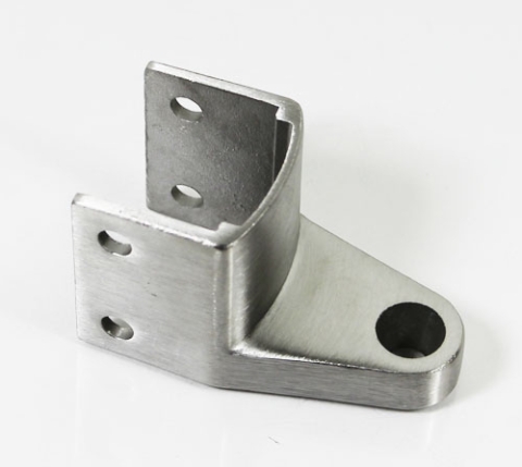Hadrian Wrap Around Bottom Hinge Cast SS For 1-1/4" Round Edge